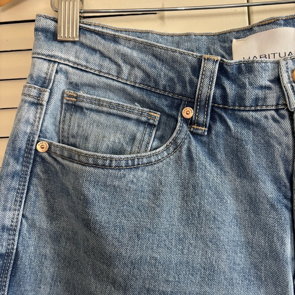 Habitual Denver Denim Wide Leg Light Blue Jeans Womens Size 6/28 - Picture 7 of 16